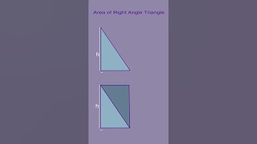 Area of Right Angle Triangle#shorts #maths #areaoftriangles