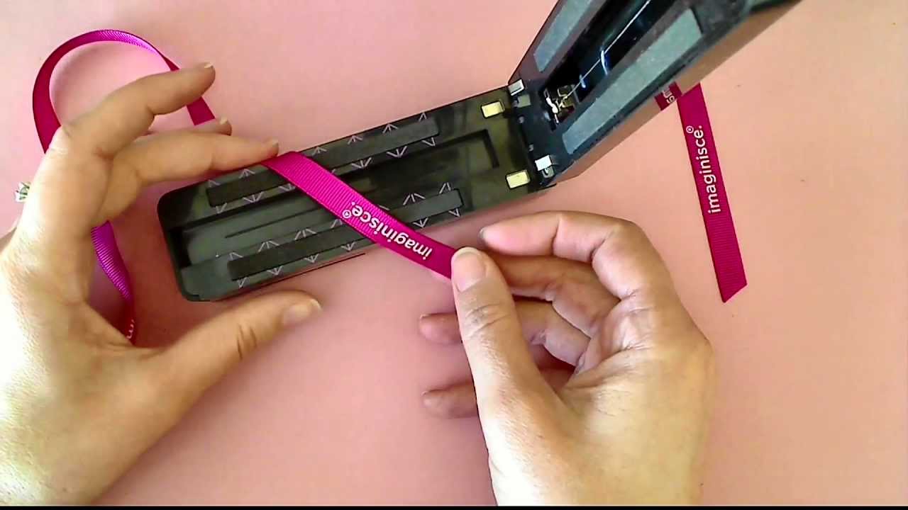 imaginisce i magicut ribbon cutter and sealer youtube