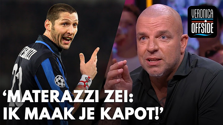 Andy speelde samen met Materazzi: 'Hij zei: Ik maak je kapot als je een bal aanraakt!'