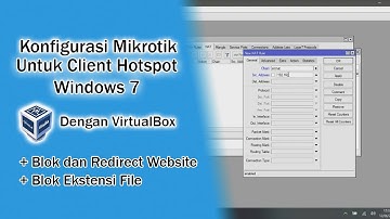 Konfigurasi Mikrotik Client Hotspot Windows 7 dan Setting Blok, Redirect Website serta Blok Ekstensi