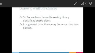 Learning Multiple Class- MODULE 2-Machine Learning-KTU
