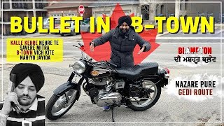 😱Bullet In Brampton ⚠️ 🇨🇦Goriya🥴 khad khad Dekhan 🧨 Jatt Mind 🔥#bulletlover