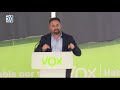 Abascal: "Condenamos cualquier acto de incitación al odio y la violencia"