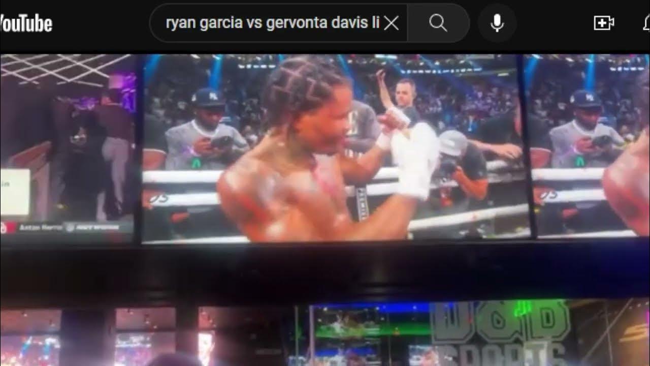 Jervante "Tank" Davis Knocks Out Ryan Garcia! Fight Over!! 7th Round K