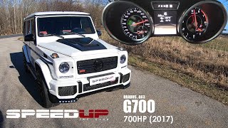 MB G63 AMG | BRABUS G700 BODY | 700+ HP | ACCELERATION &amp; TOP SPEED TEST | 0-100 | 100-200 | DRAGY |