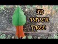 3d paper tree  3d paper craft  paper tree  origami paper tree  diy 3d paper tree