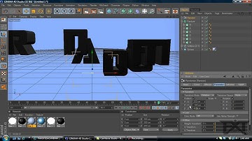 "CINEMA 4D TUTORIAL" How to use Fracture and Random Effector for Text Animation..!!