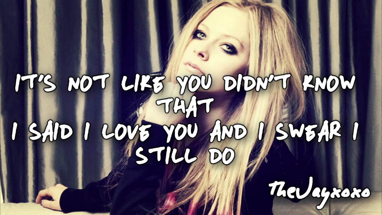 Avril Lavigne - How You Remind Me *New* 2013 (Lyrics)