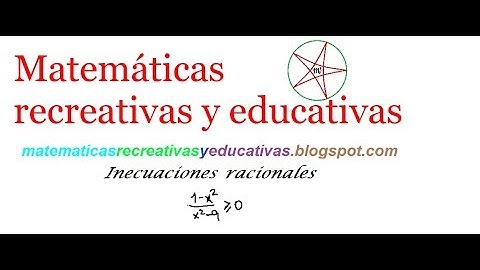 Inecuaciones racionales 02 4 ESO y bachiller