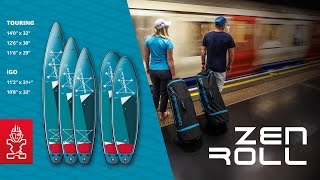 Starboard SUP Zen Roll Inflatable Paddle Board | 30% Smaller | Convenient Travel \& Storage