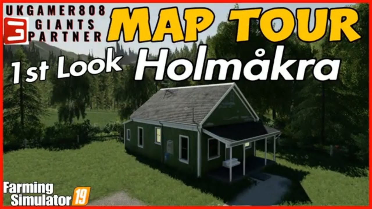 New Map fs19 HOLMAKRA Map Map Tour fs19