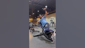 Incline bench single arm lateral raises