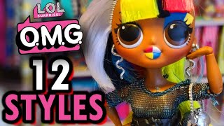 LOL Surprise OMG Doll 12 Amazing Different Looks | OMG Lights & More