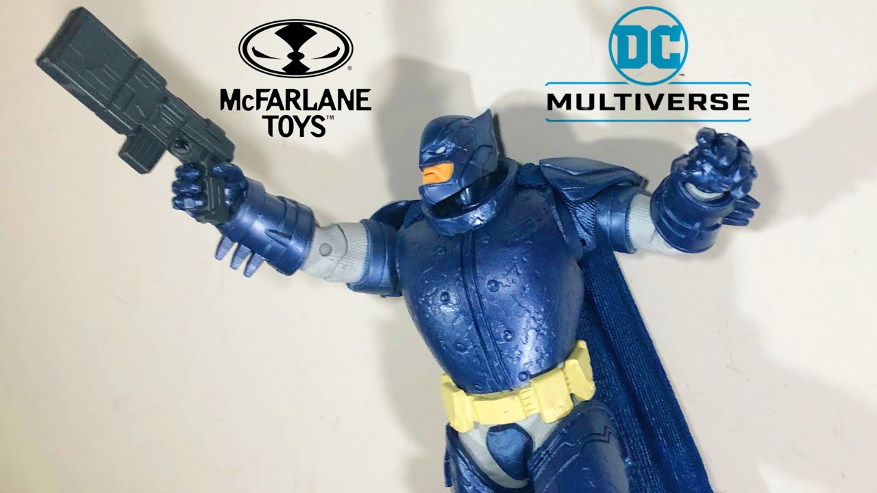 McFarlane Toys DC Multiverse Blue Edition Armored Batman Review - YouTube