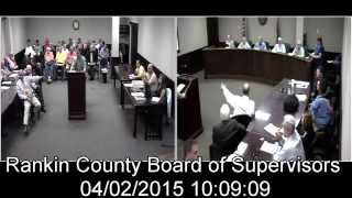 [1 of 3] Rankin County, MS Board of Supervisors meeting on date: 4/2/2015