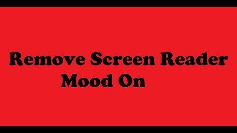 Remove Screen Reader Mood On Apex 5.1 || Oracle 11G|| Apex 5.1 Helpline