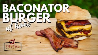 Wendys Baconator Burger Recipe At Home - How To Make A Baconator Burger