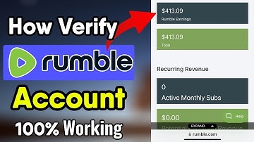 How to Verify Rumble Account | Rumble Earnings Verify Process | 100% Working Method 2025 💰✅ #rumble 