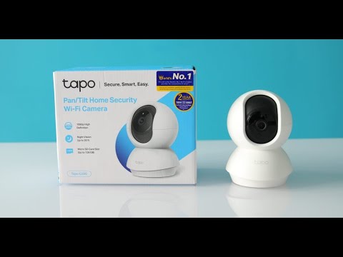 OPEN BOX TP-LINK TAPO C200 IP CAMERA WITH STEP BY STEP SETUP GUIDE.