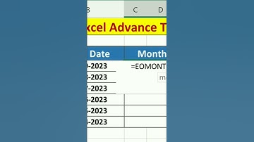 EOMONTH_Function_in_Excel | Eomonth Formula #eomonth #exceltricks #excel #kklearnmore