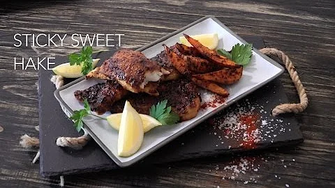 Sticky Sweet Hake & Smokey Sweet Potato Wedges | Sea Harvest Recipes