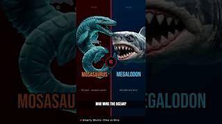 ⚔️ Mosasaurus vs Megalodon — The Two Most Terrifying Ocean Predators Ever. Who Wins?