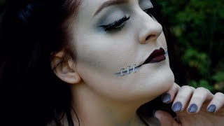 Sally Ragdoll Halloween Makeup | AJ Kane