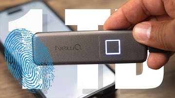 NEWQ Biometric Fingerprint 1 TB SSD | iPhone, Android, PC Storage | Review