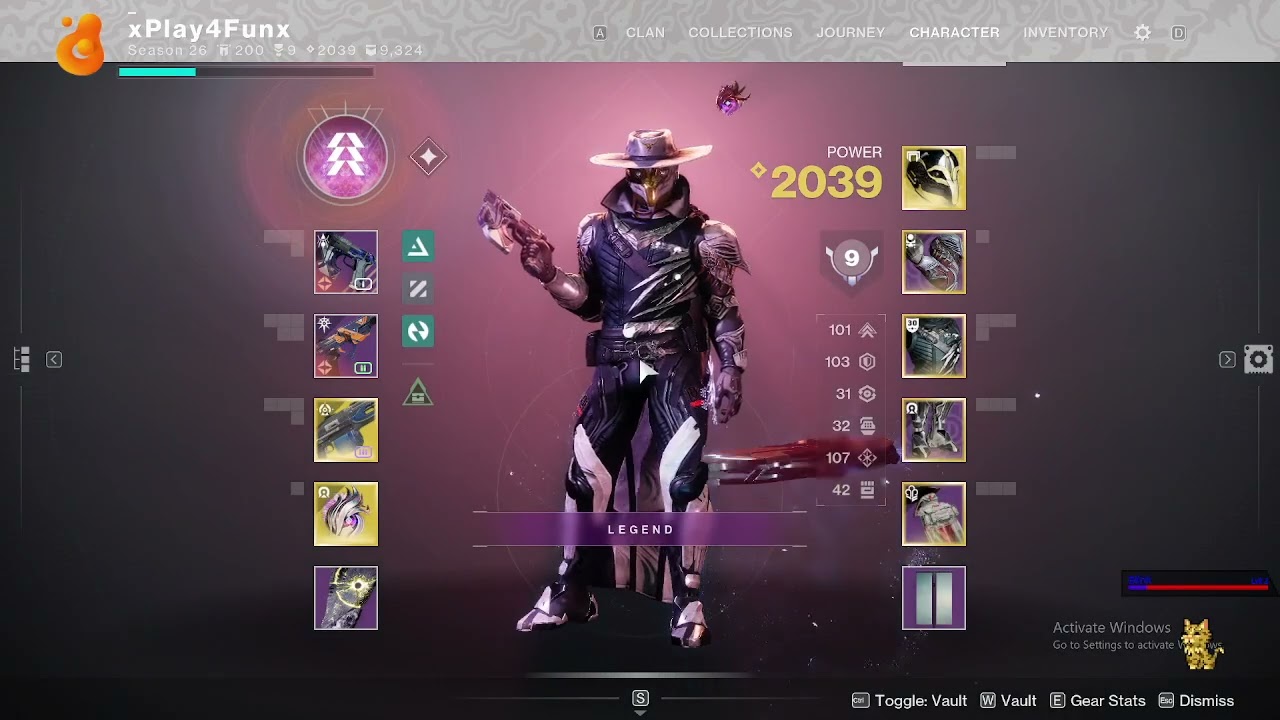 Dares of Eternity / Nightfall expert / New Knife Master Build