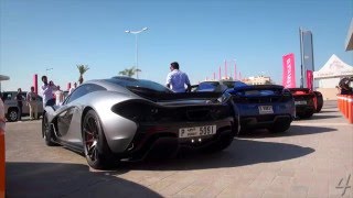 Silver McLaren P1: Start-up & Driving