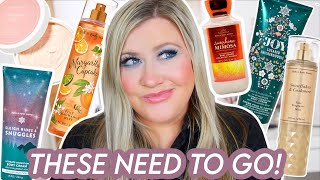 BATH & BODY WORKS SCENTS I'M DECLUTTERING!