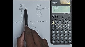 Regression and Correlation - Casio FX-991 CW Classwiz Calculator