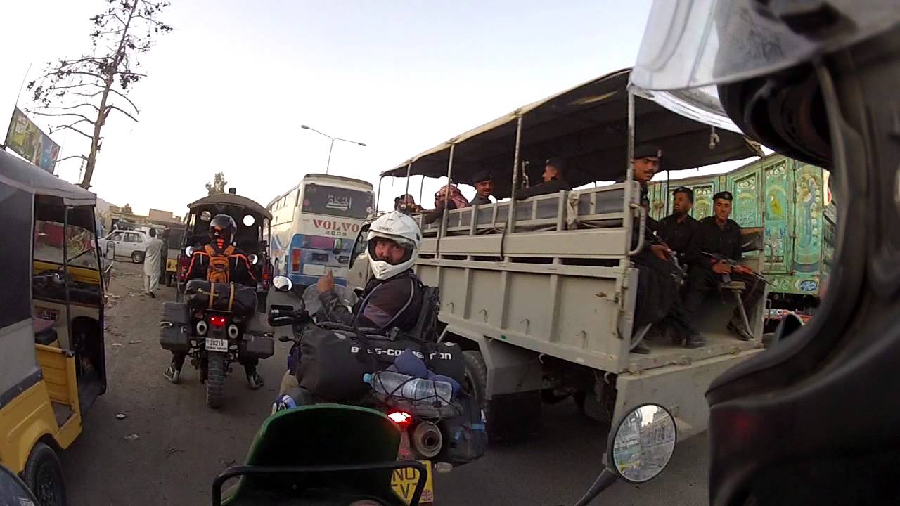 Riding through Quetta