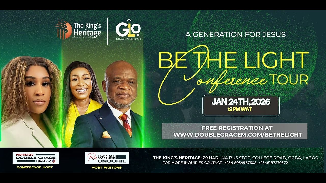 25 JANUARY 2026 BE THE LIGHT CONFERENCE[PROPHETESS DOUBLE GRACE] | RAVE COMMUNITY LIVESTREAM
