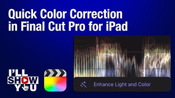 Quick Color Correction in Final Cut Pro for iPad | Easy AI Color Grading Tutorial