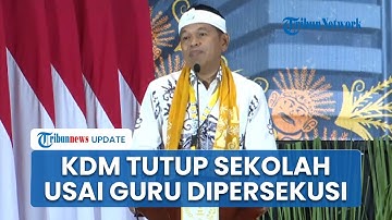 Pernyataan Kang Dedi Viral Lagi! Pernah Tutup Sekolah karena Guru Dipersekusi Warga Usai Hukum Siswa