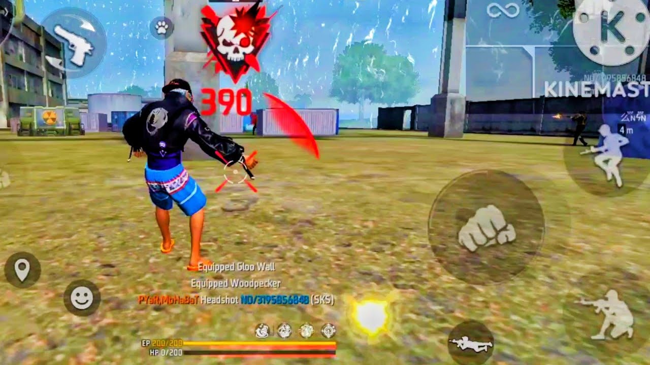 Trolling a noob player in free fire #free fire funny video