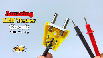 I Built a Tiny Gadget to Test LEDs Instantly! LED Tester Circuit