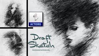 Pencil Sketch Photo Effect Photoshop Action !! Sketch photo Effect screenshot 5