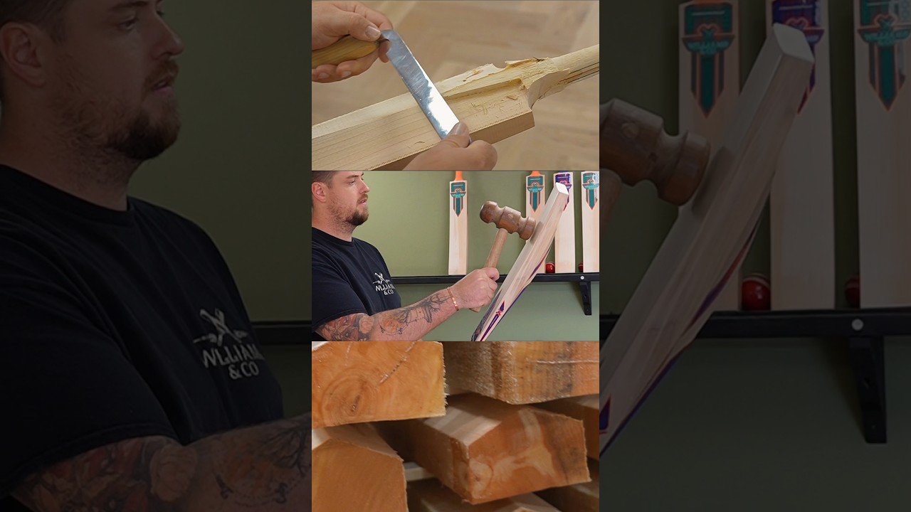 How we make Dutch willow cricket bats