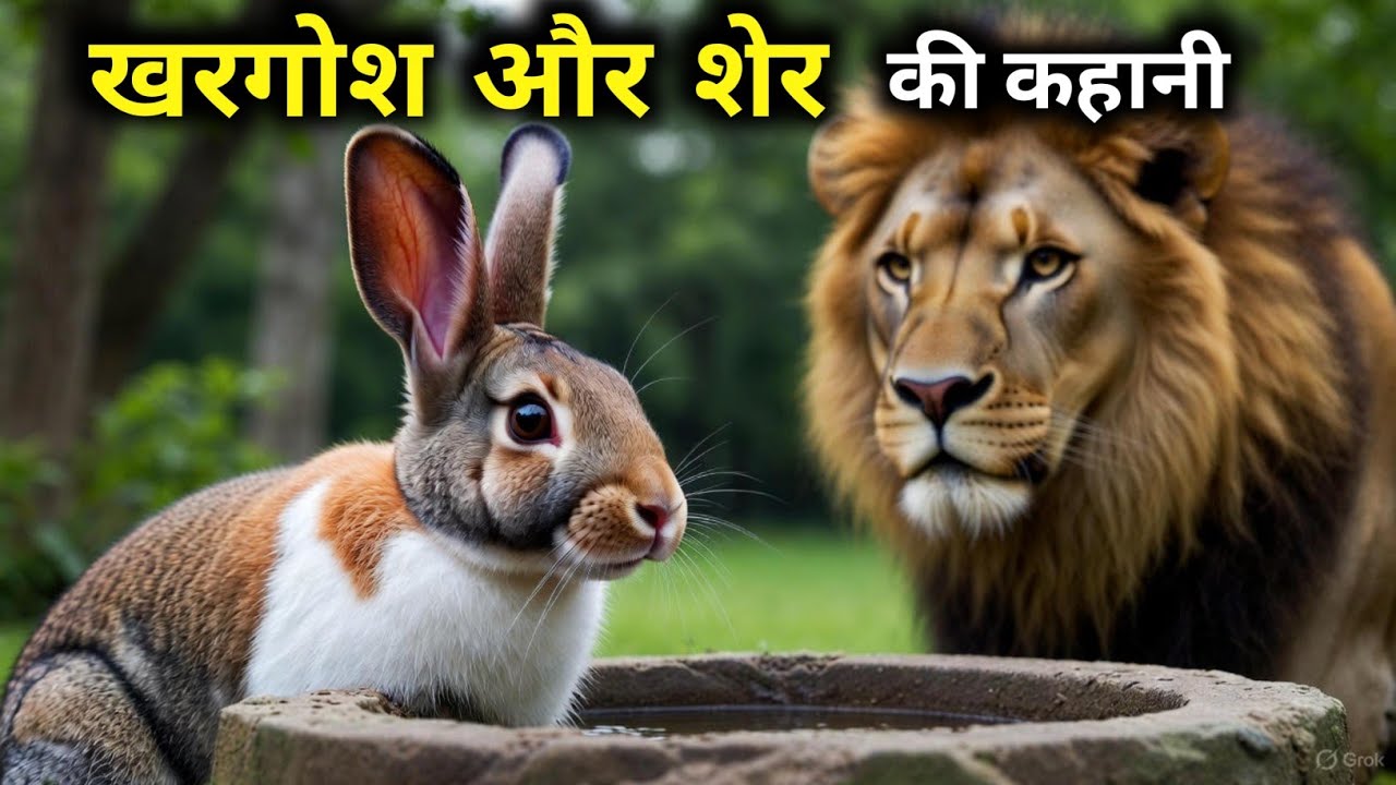 Sher aur khargosh ki kahani |  Hindi kahani | moral stories in hindi | khargosh aur sher ki kahani |