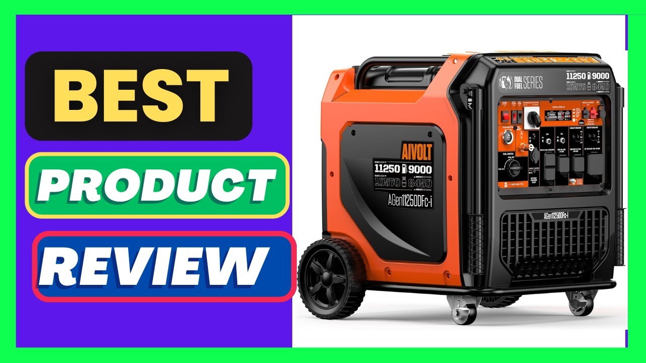 AIVOLT 11250 Wattages Super Quiet Gas Propane Powered