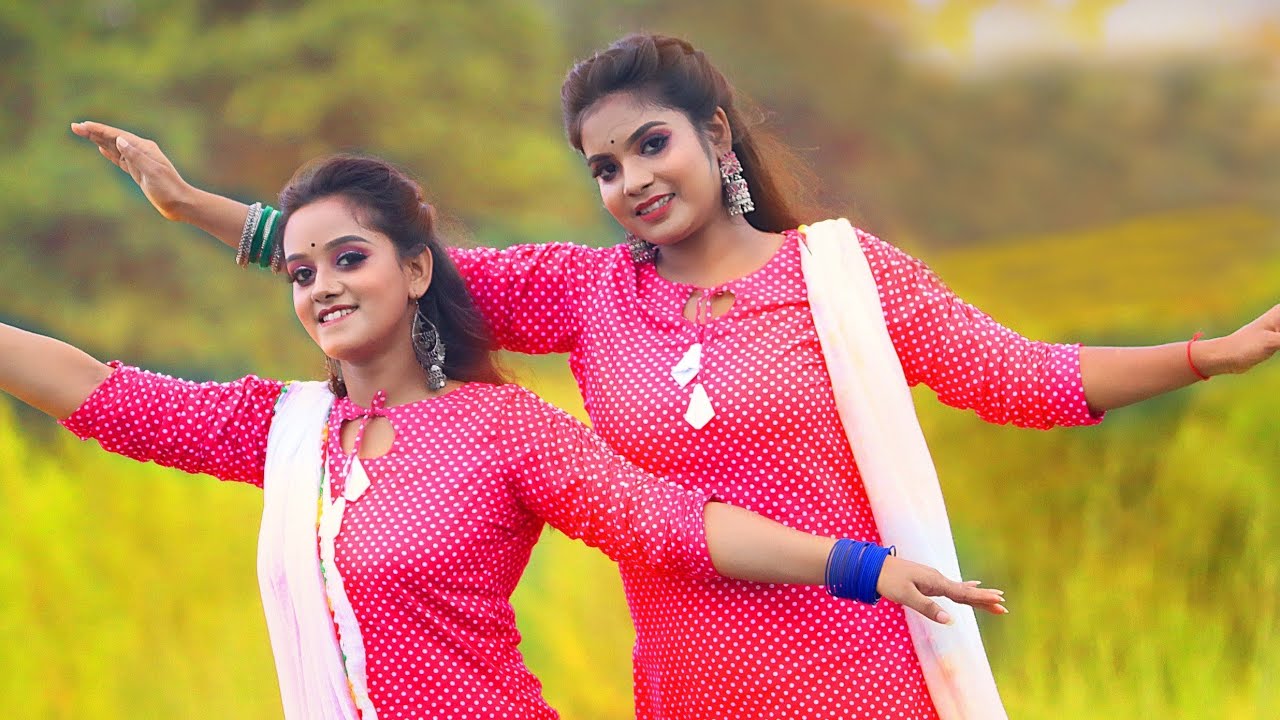 Dure Oi Pahar Misheche Dance Cover  Anushri and Rakhi Dance  Folk Creation