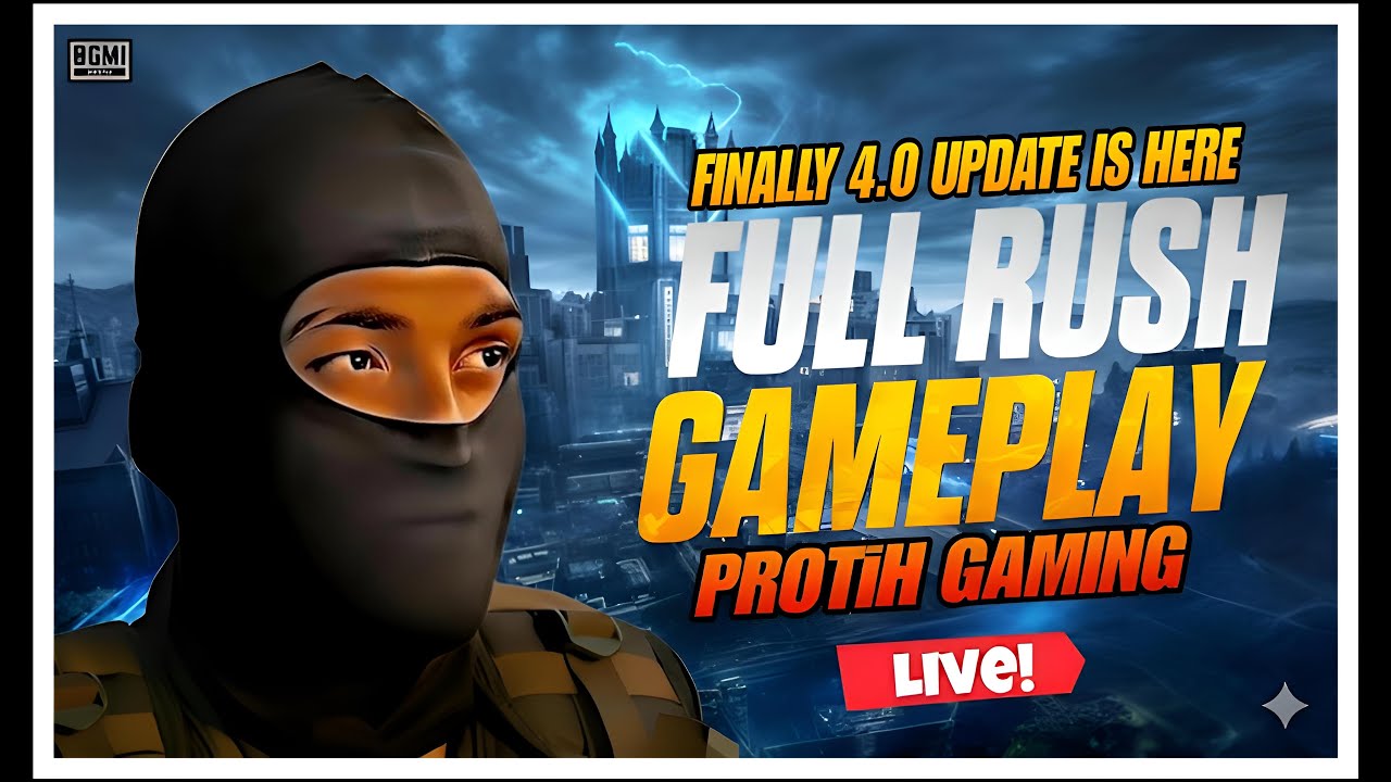 PROTiH GAMING  Live Stream 4.0 update Bgmi 