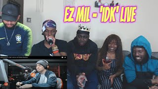 Ez Mil performs "Idk" LIVE on the Wish USA Bus [REACTION]