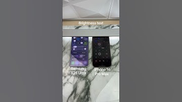 S25 Ultra vs iPhone 16 Pro Max Brightness Test! ☀️📱#s25ultra #iphone16promax #brightness #techtest