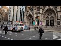 Gunman shot by police outside Manhattan cathedral