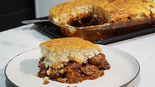 Beef and Mushroom Suet Topped Pie FORGOTTEN pastry