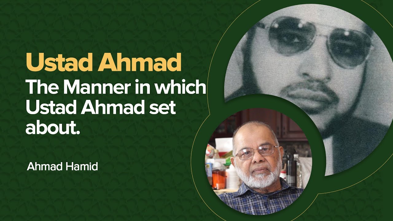 Ustad Ahmad Ehwas - The Manner in which Ustad Ahmad Ehwas set about ...