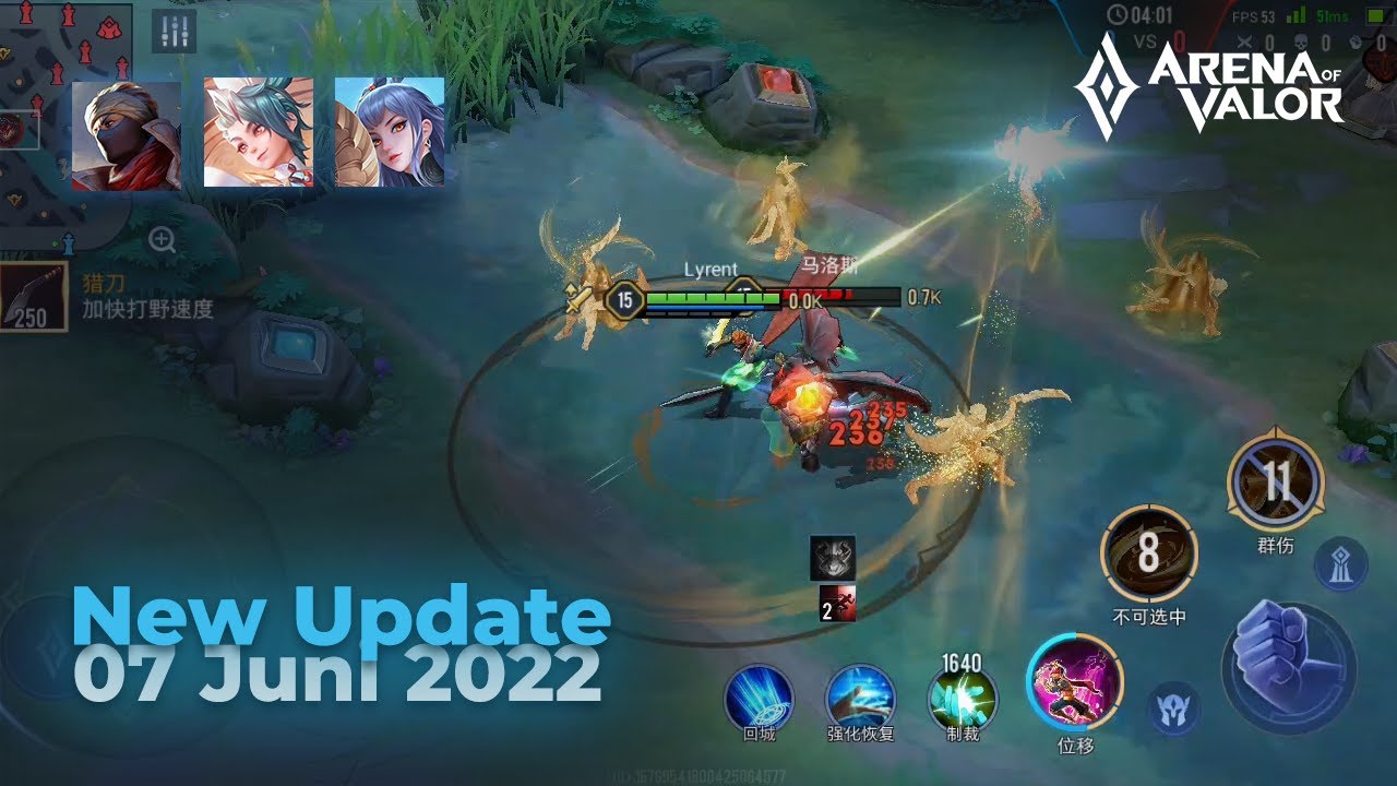 Live Server Update 07 Juni 2022 Arena Of Valor YouTube